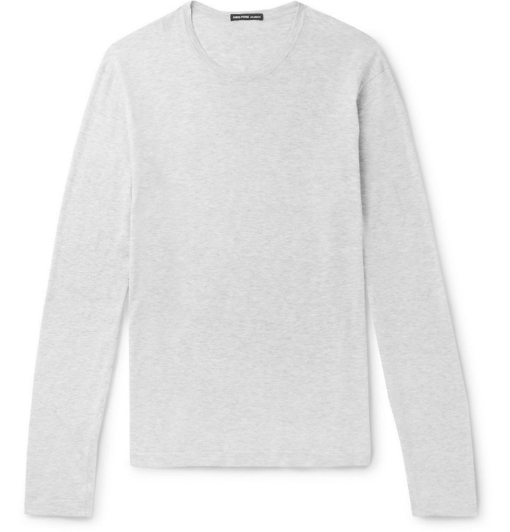 Photo: James Perse - Mélange Loopback Cotton Sweater - Men - Gray