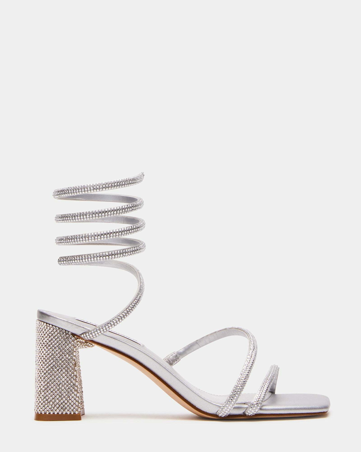 Steve Madden Lopezz Heels in Silver