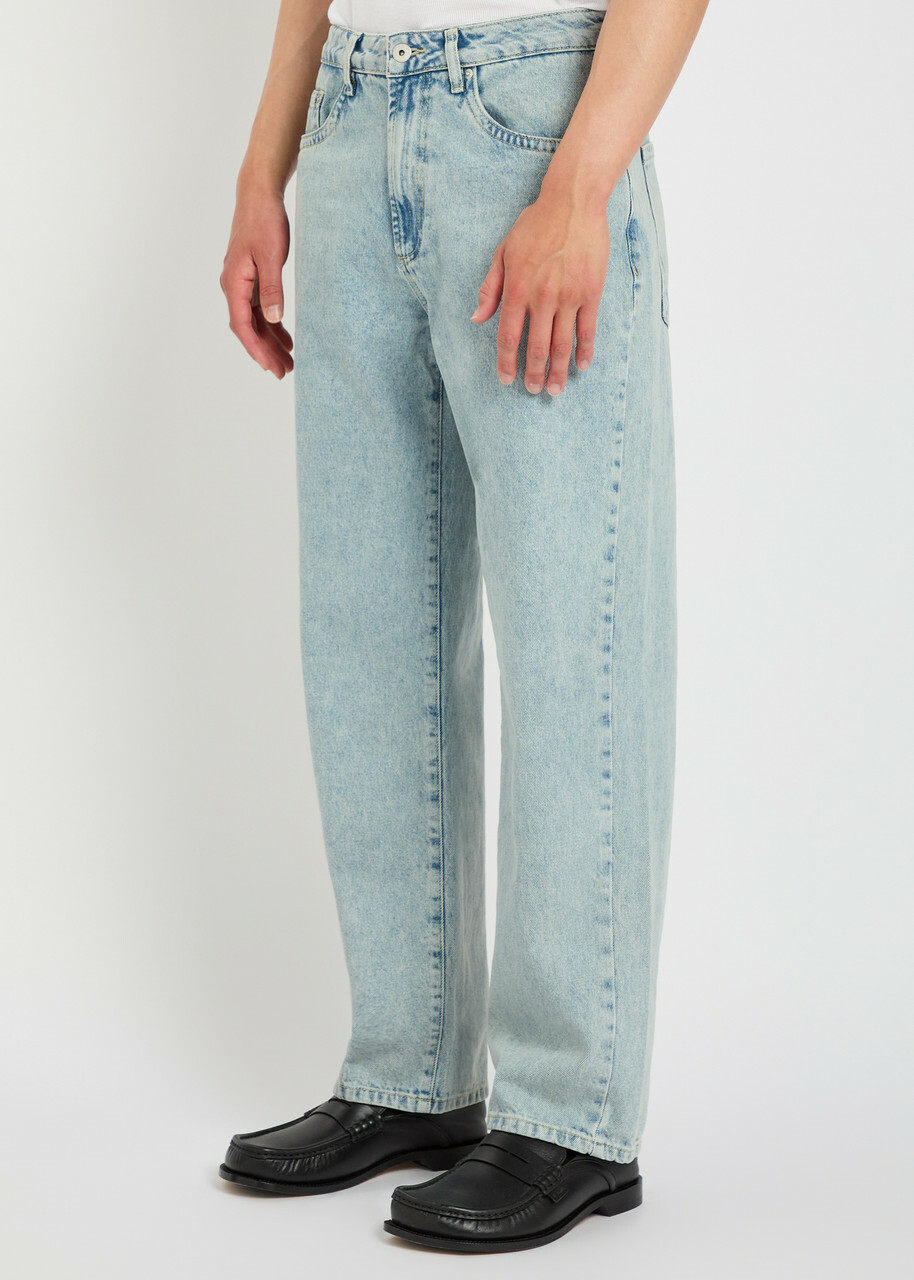 Mki Miyuki Zoku Classic Straight-leg Jeans Light Blue
