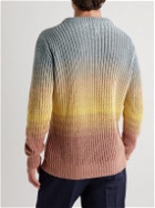 Richard James - Ombré Ribbed Linen Sweater - Yellow