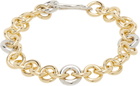 Laura Lombardi Silver & Gold Maglia Bracelet