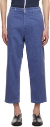PRESIDENT's Blue Gabardine Jeans