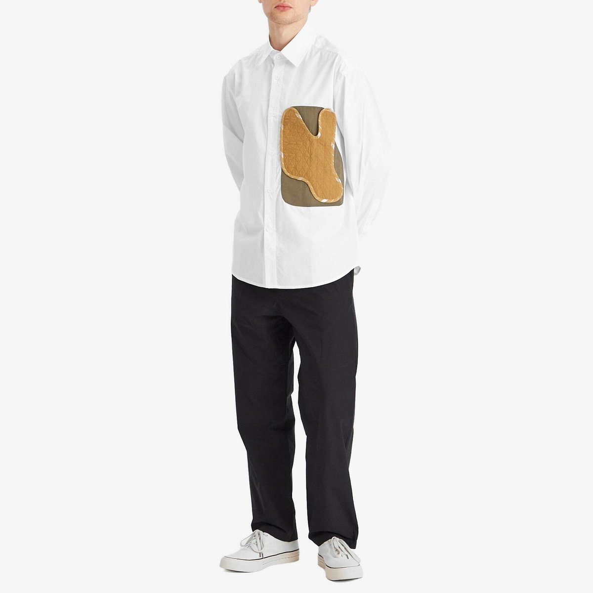 Craig Green Men's Utility Patch Shirt in White