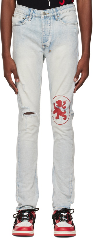 Photo: Ksubi Blue Chtitch Lion Jeans