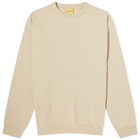 Dime Men's Classic Small Logo Crew Sweat in Sand