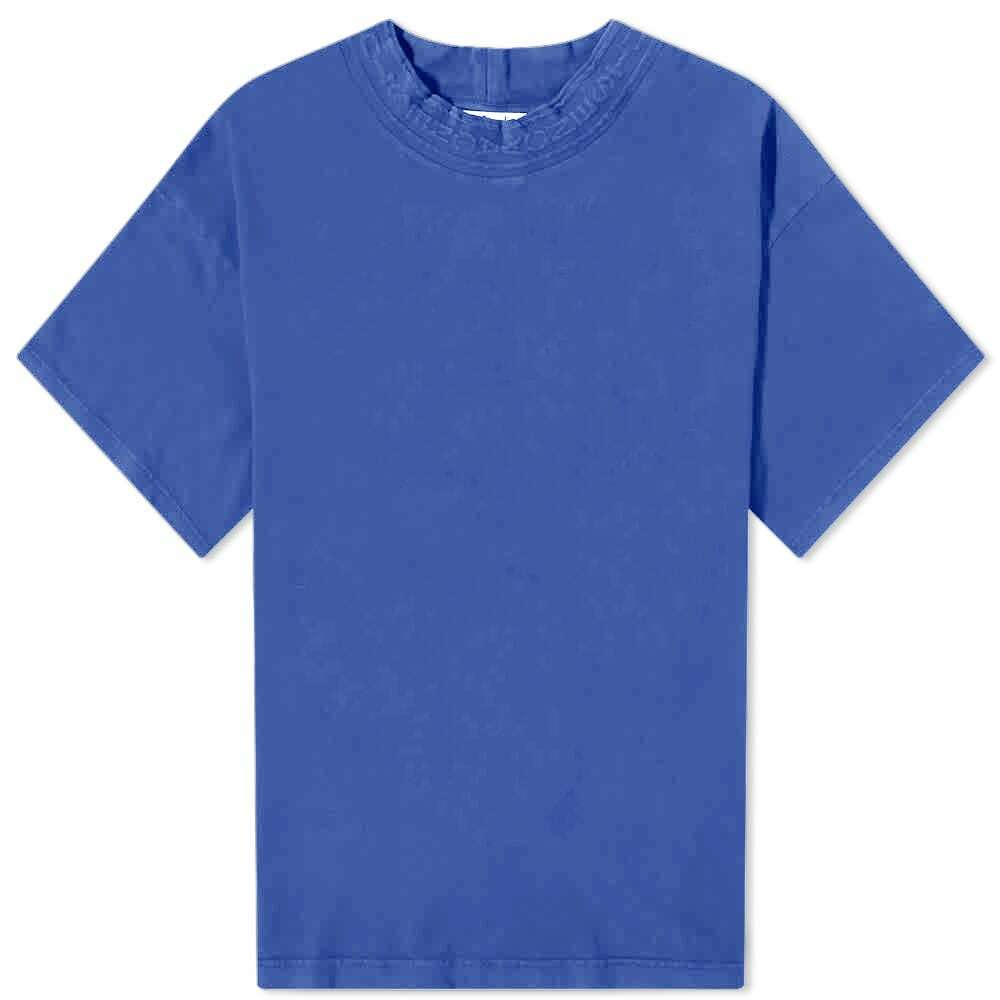 Acne Studios Men's Elco Chain Rib T-Shirt in Sea Blue Acne Studios