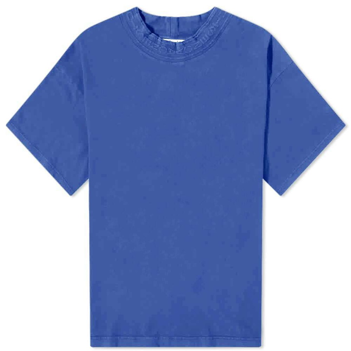 Photo: Acne Studios Men's Elco Chain Rib T-Shirt in Sea Blue