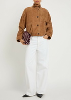 Simkhai Marley Suede Jacket Camel