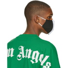 Palm Angels Black and White Classic Track Mask