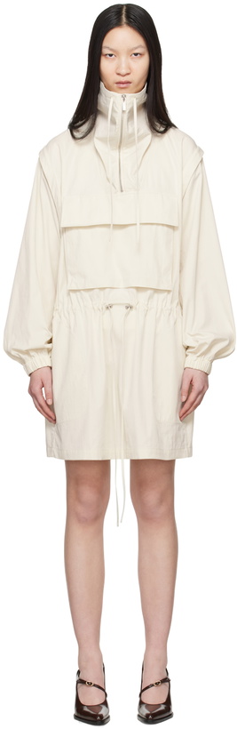 Photo: Helmut Lang Off-White Gusset Minidress