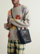 Acne Studios - Baker Out Small Logo-Print Leather and Nylon Tote Bag