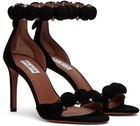 ALAÏA Black Bombe Heeled Sandals