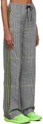 adidas x IVY PARK White & Green Glen Plaid IVP Trousers