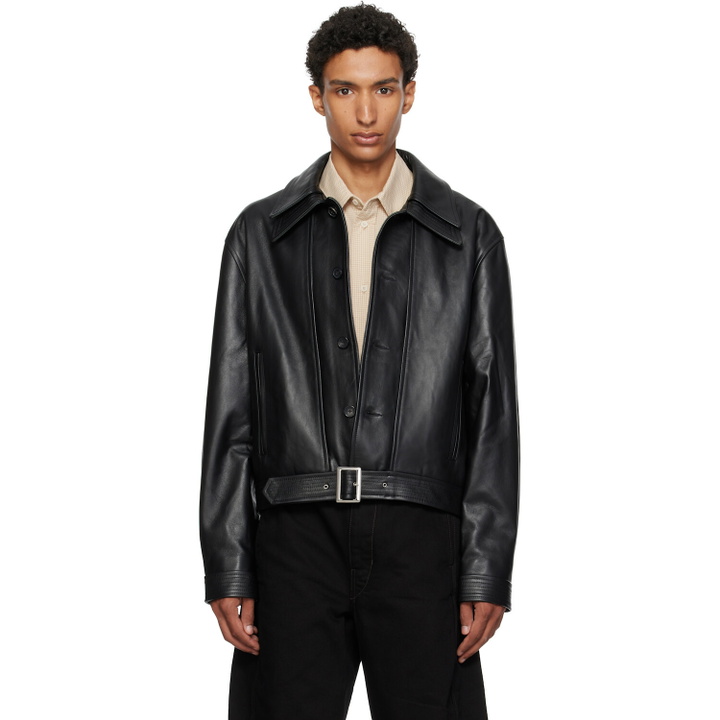Photo: Cawley Black Rafe Leather Jacket