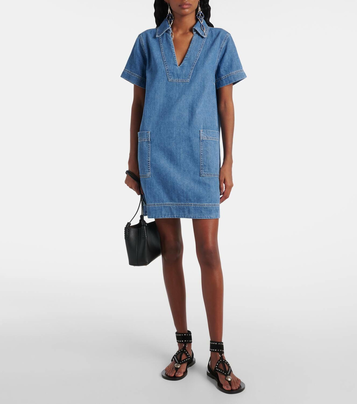 Velvet Delana denim minidress