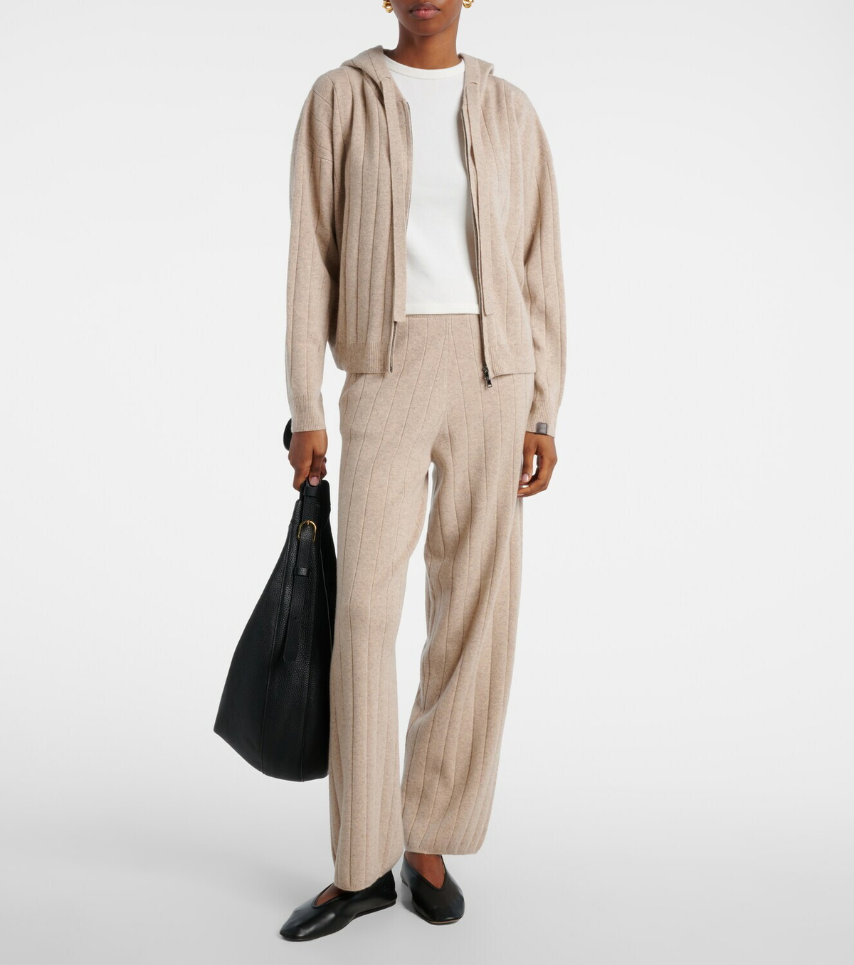 Max Mara Rubiera cashmere zip-up hoodie