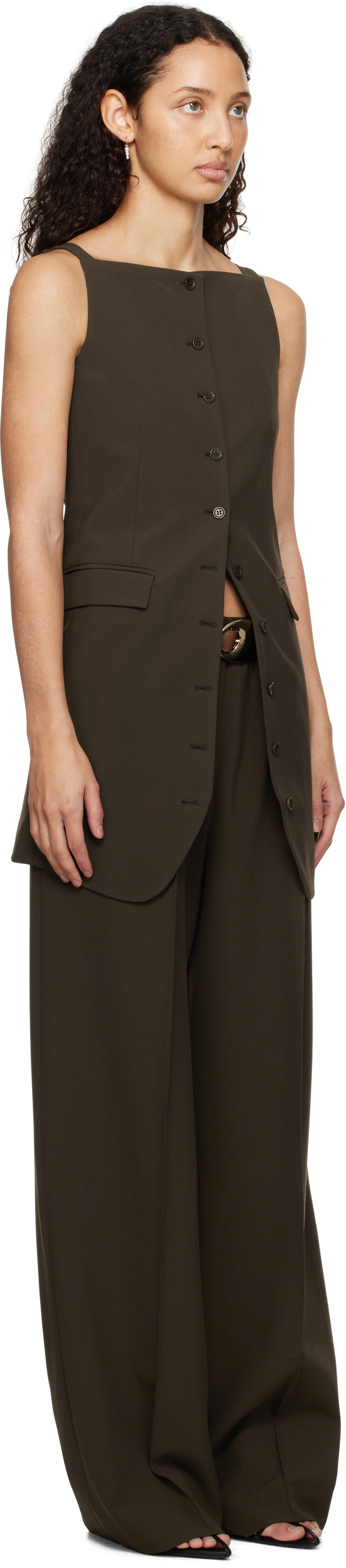 Beaufille Brown Innes Minidress