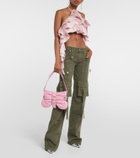 Blumarine Butterfly Small leather shoulder bag