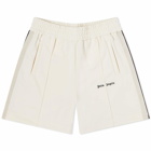 Palm Angels Men's Classic Track Shorts in Butter