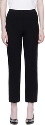 High Sport Black Merino Kick Trousers