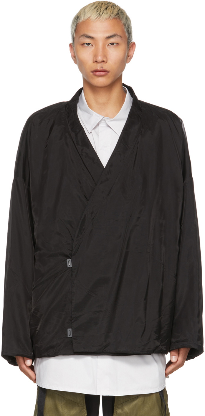 A. A. Spectrum Black Lightweight Mongolian Jacket
