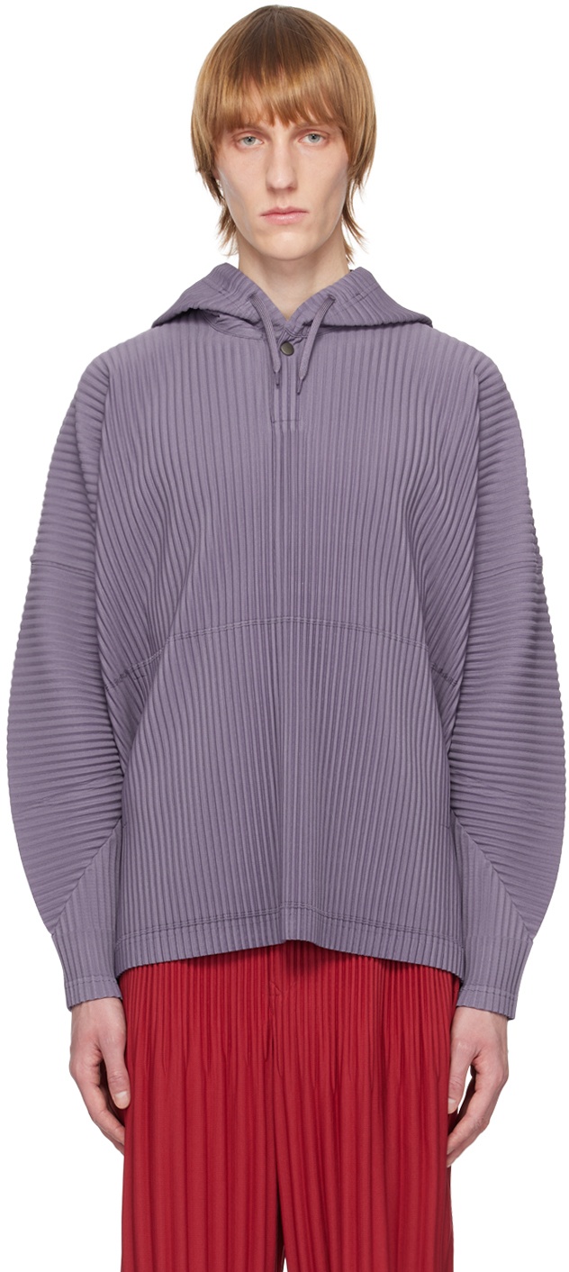 HOMME PLISSÉ ISSEY MIYAKE Purple Monthly Color February Hoodie Homme ...