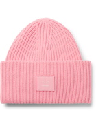 Acne Studios - Logo-Appliquéd Ribbed Wool Beanie