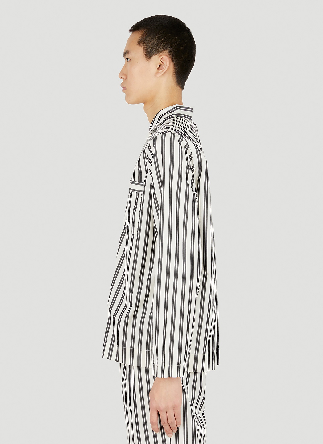 Tekla Striped Classic Pyjama Shirt