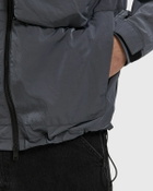 SHINY NYLON HOODED JACKET