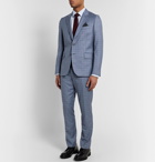 Paul Smith - Soho Slim-Fit Prince of Wales Checked Wool Suit Trousers - Blue