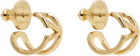 Valentino Garavani Gold Mini VLogo Signature Earrings
