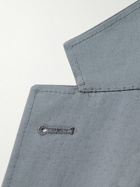 Canali - Kei Unstructured Cotton-Blend Suit Jacket - Blue