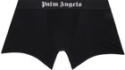 Palm Angels Two-Pack Black 'Palm Angels' Boxers