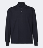Thom Sweeney Cashmere and silk polo sweater