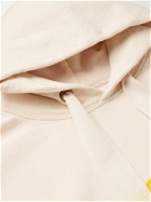 KAPITAL - Smiley Printed Loopback Cotton-Jersey Hoodie - Neutrals