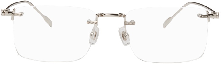 Photo: Montblanc Silver Rectangular Glasses