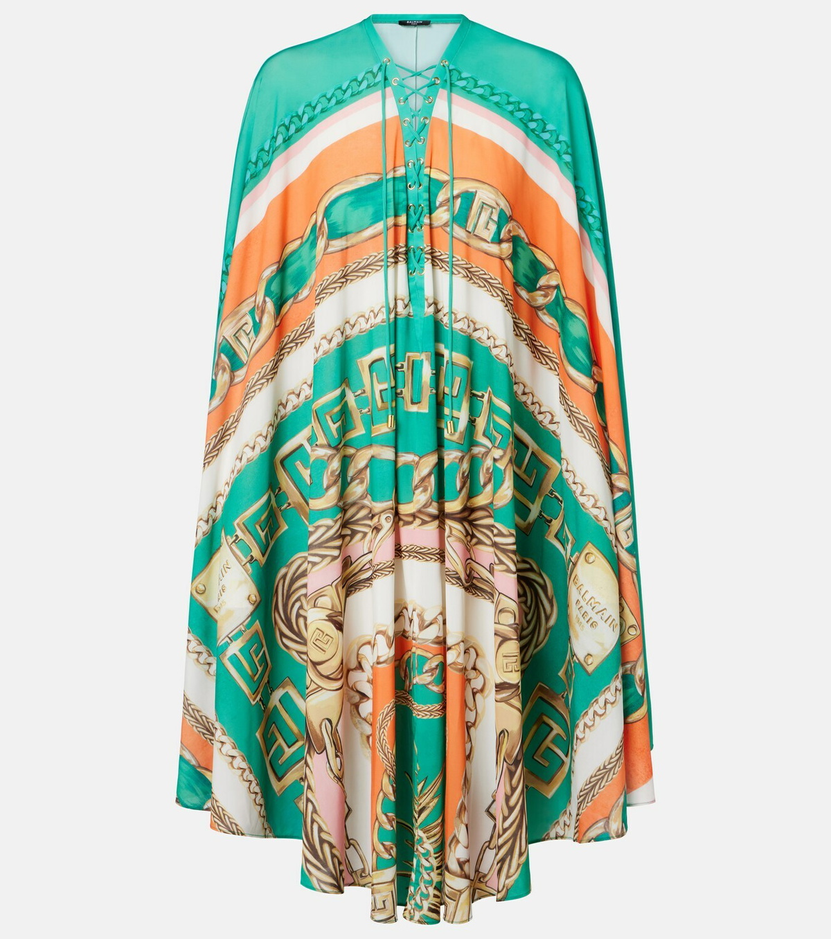 Balmain Printed kaftan