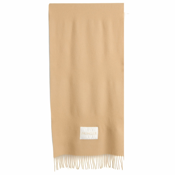 Photo: Moncler Women's Wool Scarf in Beige 