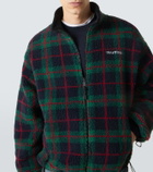 Miu Miu Checked teddy jacket