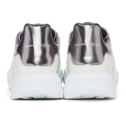 Alexander McQueen Off-White and Grey Court Trainer Sneakers