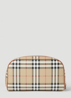 Burberry - Check Cosmetic Pouch in Beige