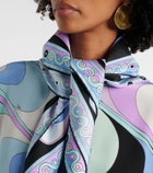 Pucci Foulard silk twill scarf