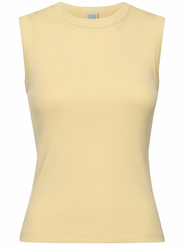 Photo: FLORE FLORE Esmé Organic Cotton Rib Tank Top