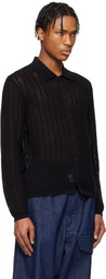 Holzweiler Black Rina Crochet Cardigan