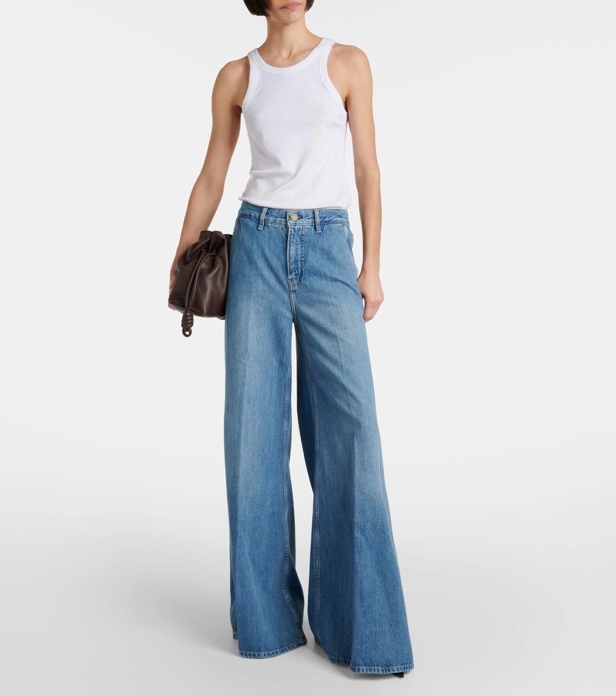 Frame Extra Wide Leg high-rise jeans Frame Denim