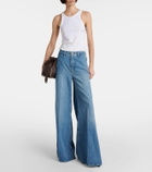 Frame Extra Wide Leg high-rise jeans