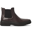 Tod's - Leather Chelsea Boots - Men - Dark brown