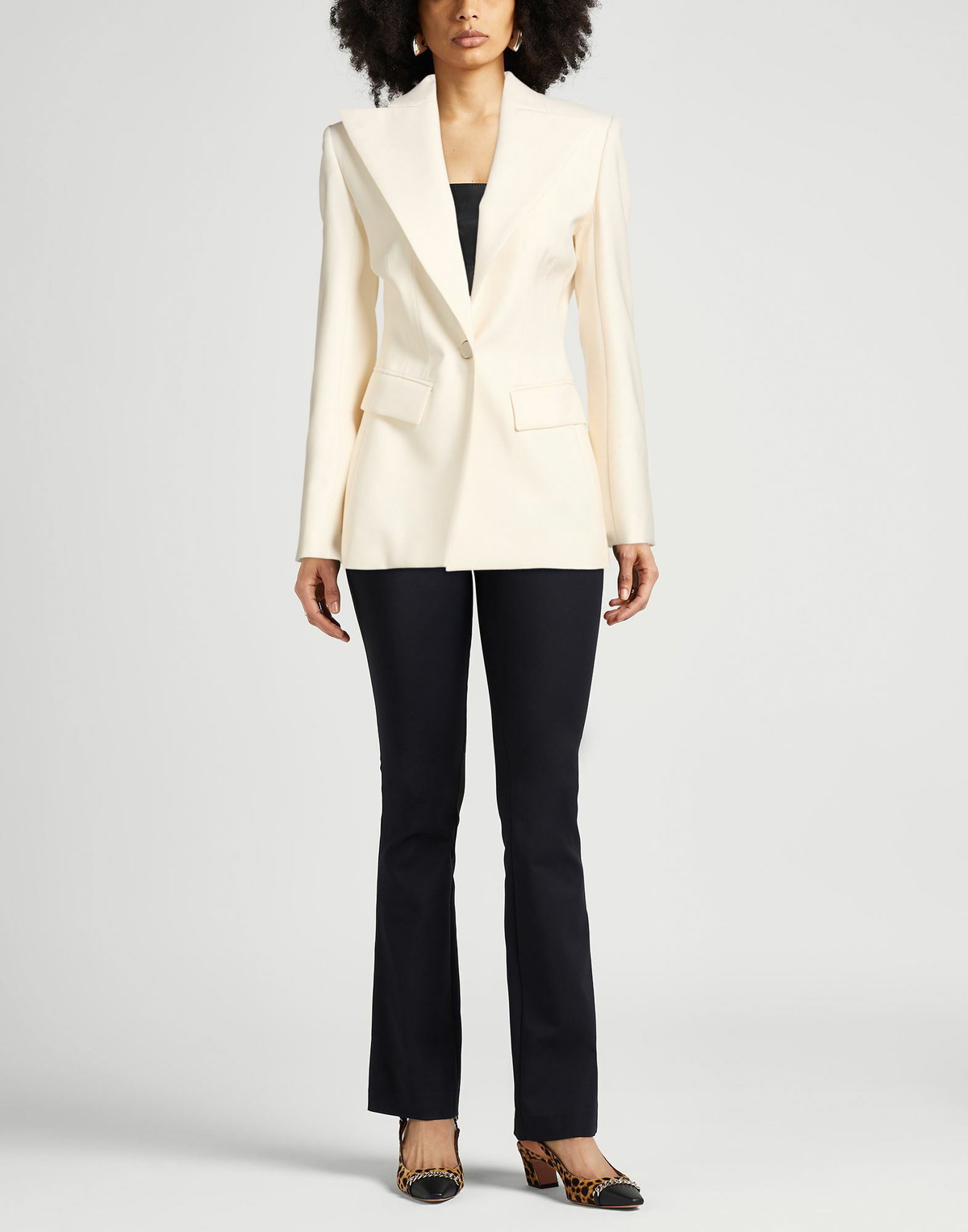 Nina Ricci Womens Blazer Cream