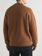 Mr P. - Ribbed Wool Sweater - Brown