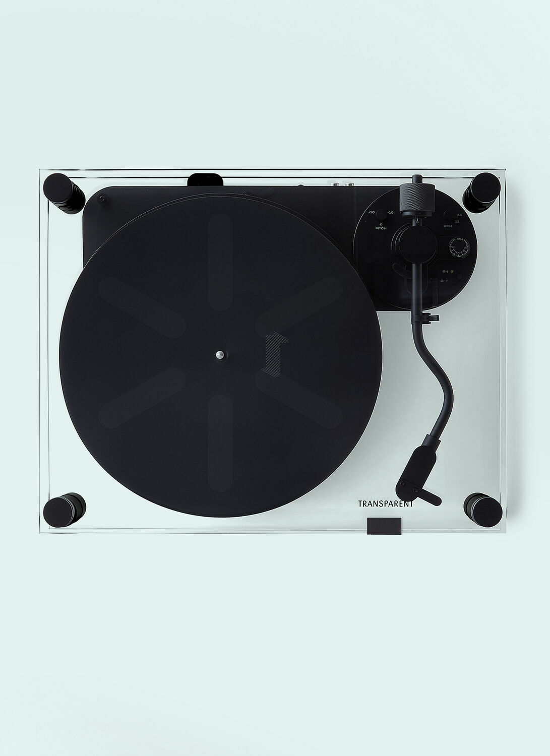 Transparent Transparent Turntable